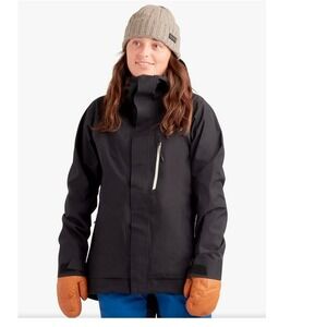 Dakine Womens Stoker Gore-Tex 3-Layer Ski Snowboard Jacket Black Small Shell